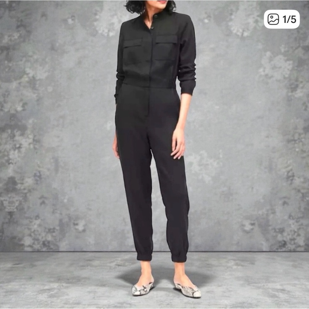 Banana Republic Women’s Flight Suit, Black, size 12T, NWOT